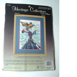 Elsa Williams Heritage Collection FRUITFUL Lady Counted Cross Stitch Kit NEW!